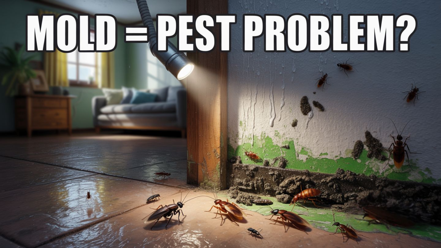 does mold attract bugs and other pests to your home Does Mold Attract Bugs and Other Pests to Your Home?