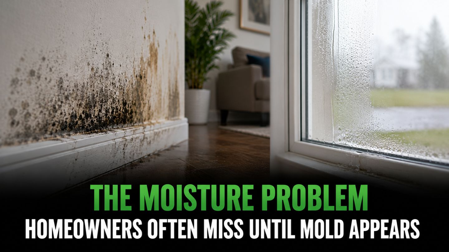 The Moisture Problem Homeowners Often Miss Until Mold Appears