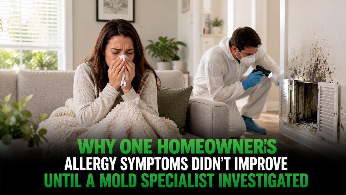 Why One Homeowner's Allergy Symptoms Didn't Improve Until a Mold Specialist Investigated